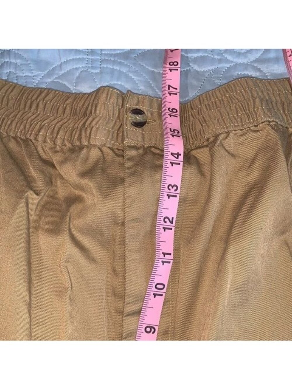 Mens King Size Big Elastic Waist Khaki Pants Size 54/38 Cotton Blend - Picture 10 of 12